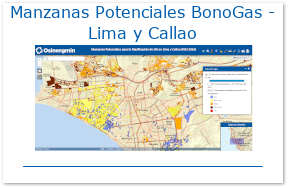 Manzanas Potenciales BonoGas - Lima y Callao